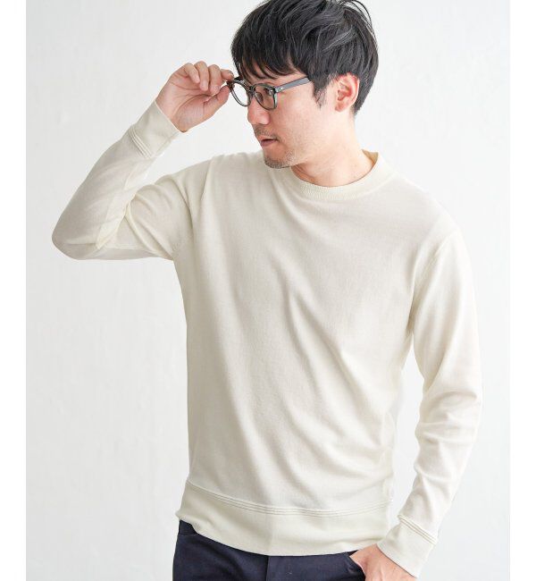 IKKA LOUNGE「ジャケットニットＴ」|プルオーバー|ホワイト