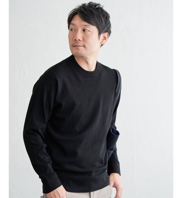 IKKA LOUNGE「ジャケットニットＴ」|プルオーバー|ブラック