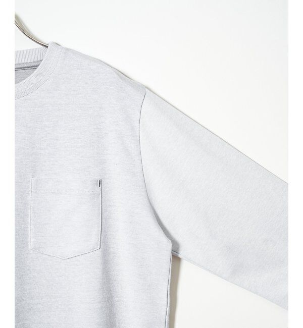 ikka「ライトダンボールWフェイスロンT」|Tシャツ・カットソー|