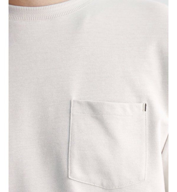 ikka「ライトダンボールWフェイスロンT」|Tシャツ・カットソー|