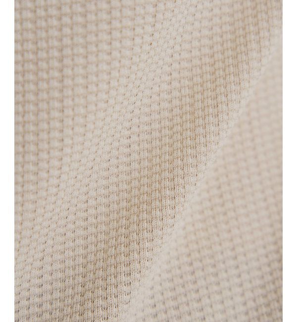 ikka「ビッグワッフルフェイクベストロンT」|Tシャツ・カットソー|