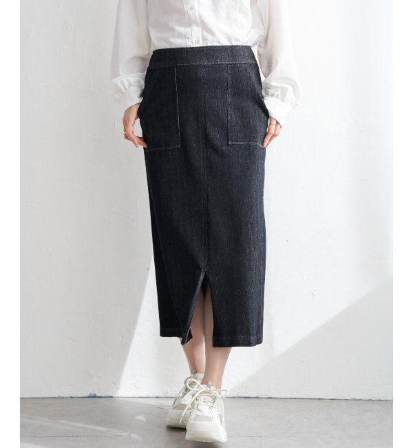 ikka「【雑誌InRed4月号掲載】GOKU楽タイトスカート」|スカート|