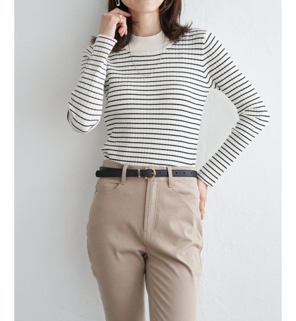 ikka「プレーンベルト18MM」|ダウンベスト・ベスト|