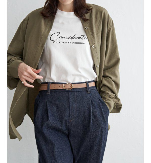 ikka「プレーンベルト18MM」|ダウンベスト・ベスト|