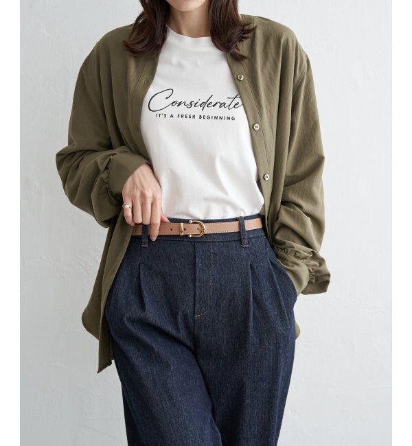 ikka「プレーンベルト18MM」|ダウンベスト・ベスト|