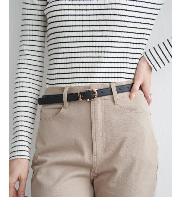 ikka「プレーンベルト18MM」|ダウンベスト・ベスト|