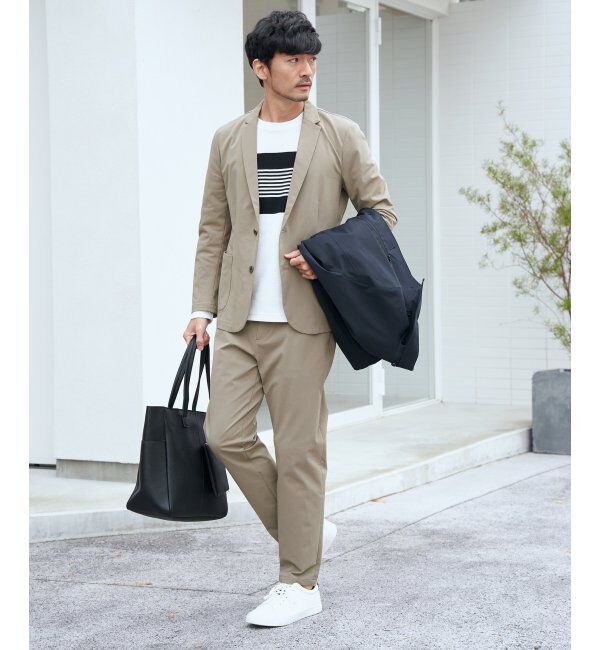 IKKA LOUNGE「【雑誌MonoMax4月号掲載】GOKUラクワークソッカンカノコJKT」|テーラードジャケット|