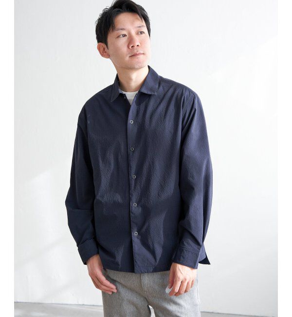 ikka「イージケアサッカースナップシャウター」|ブルゾン・スタジャン|