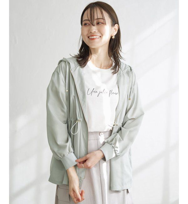 ikka「シアーマウンテンパーカー」|ブルゾン・スタジャン|ライトブルー