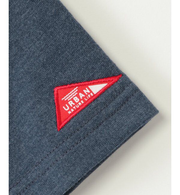 ikka kids「【親子おそろい】URBAN NATURE LIFE アーバンネイチャーライフ 刺繍ポケットT（120~160cm）」|Tシャツ・カットソー|