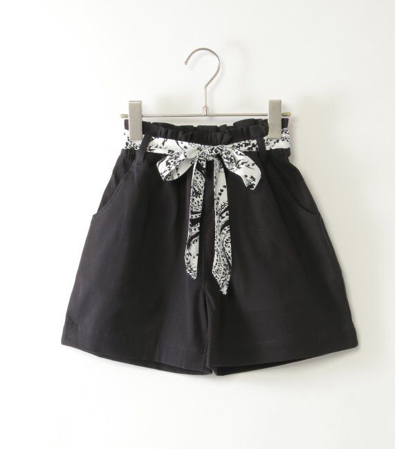 ikka kids「スカーフベルト付きストレッチキュロット（120~160cm）」|その他|