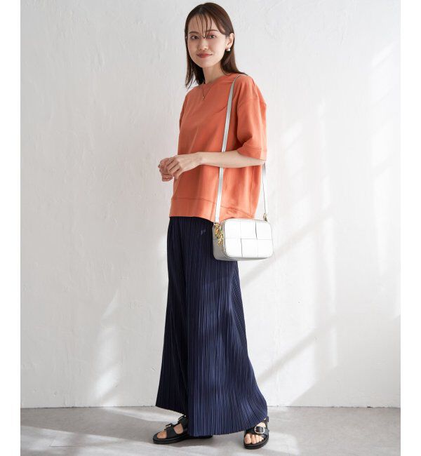 ikka「コットンUSAミニ裏毛半袖Tシャツ」|Tシャツ・カットソー|