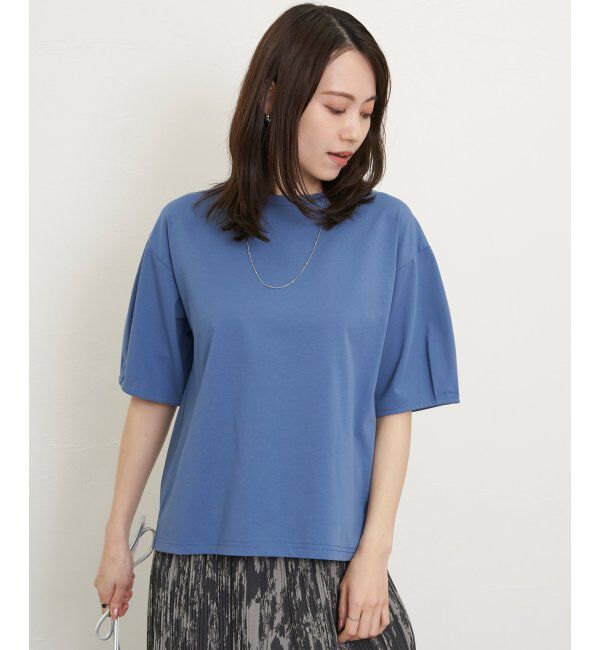 ikka「冷感バックシャンプルオーバー」|その他|ブルー