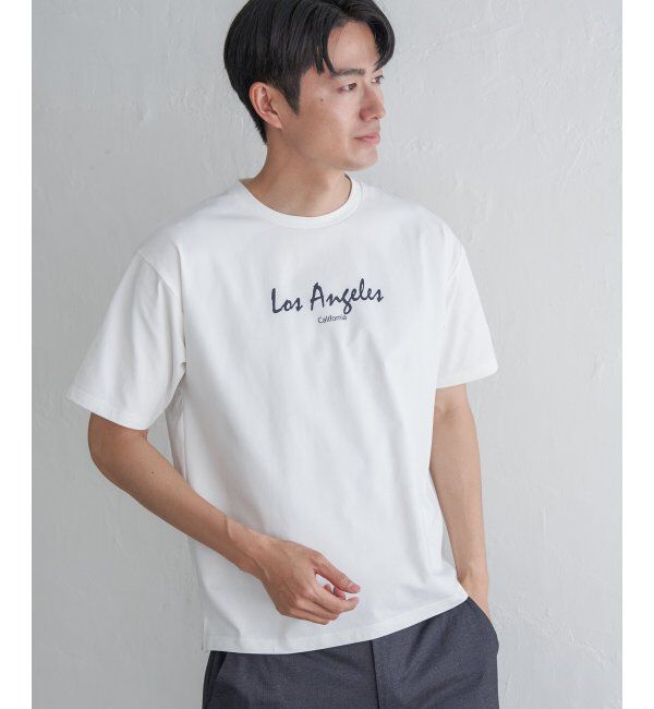 ikka「【接触冷感／速乾】速乾COOLプリントTシャツ」|Tシャツ・カットソー|