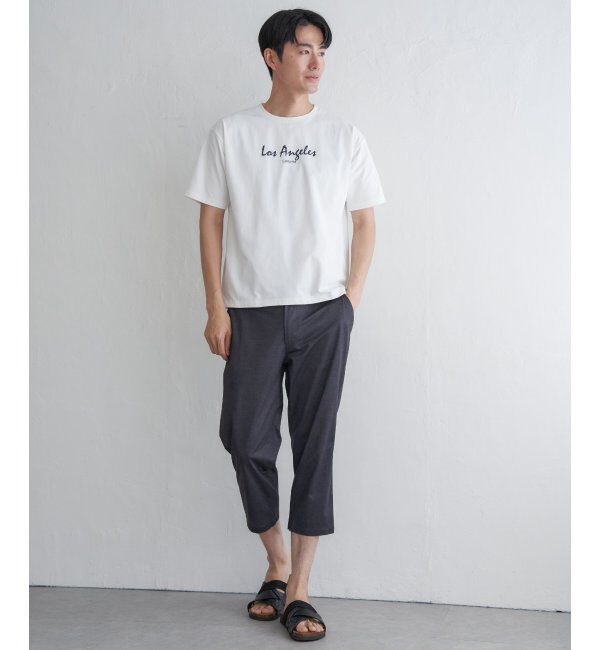 ikka「【接触冷感／速乾】速乾COOLプリントTシャツ」|Tシャツ・カットソー|