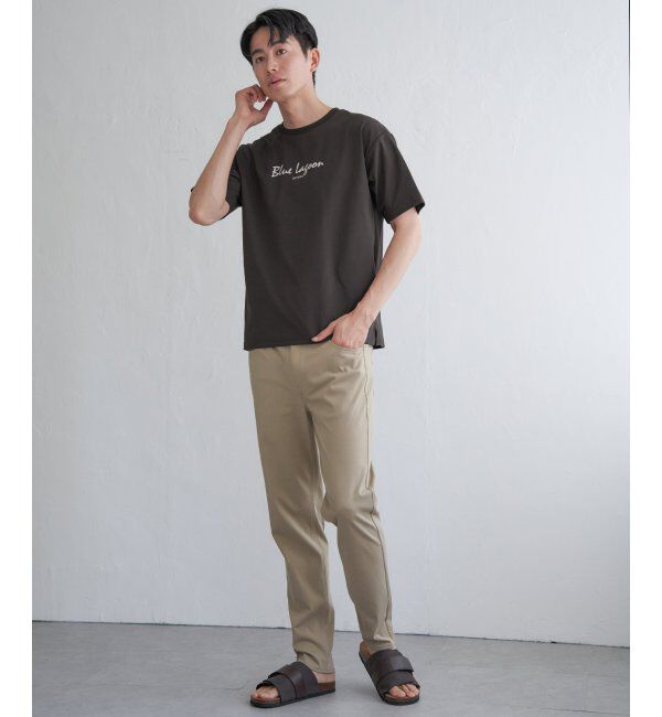 ikka「【接触冷感／速乾】速乾COOLプリントTシャツ」|Tシャツ・カットソー|