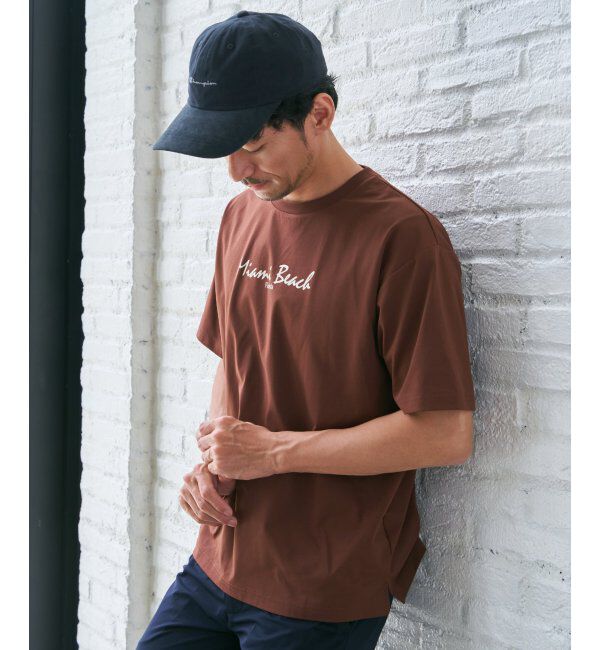 ikka「【接触冷感／速乾】速乾COOLプリントTシャツ」|Tシャツ・カットソー|