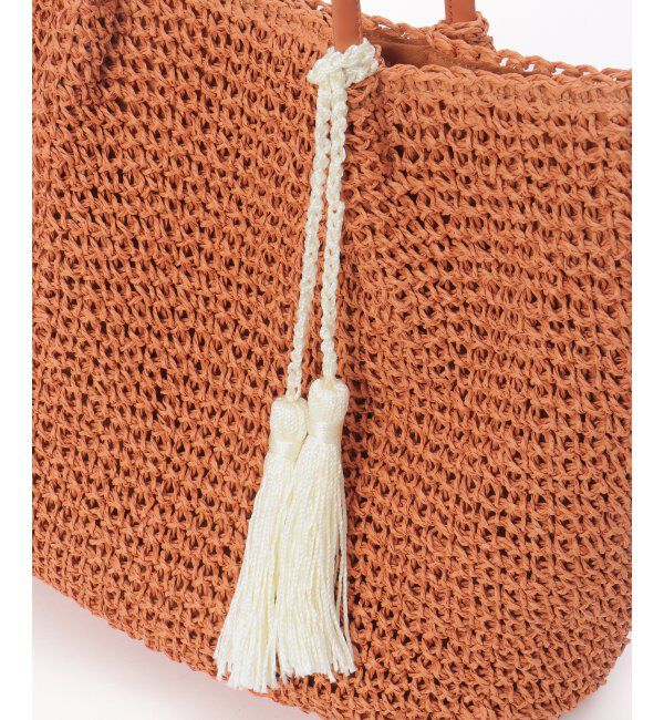 Lbc with Life「タッセルペーパートートバッグ」|その他|