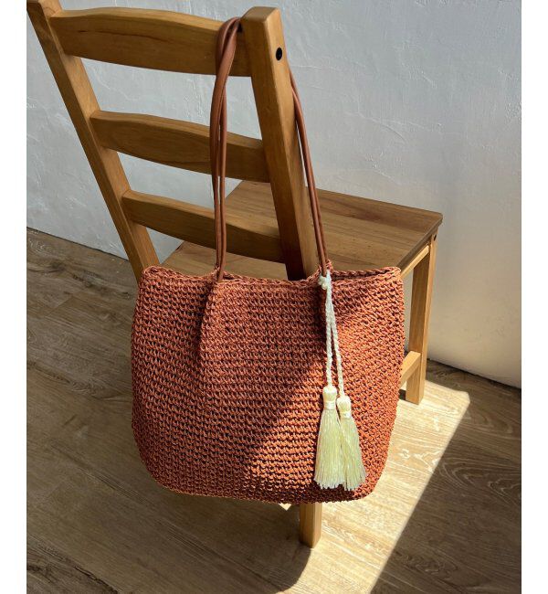 Lbc with Life「タッセルペーパートートバッグ」|その他|