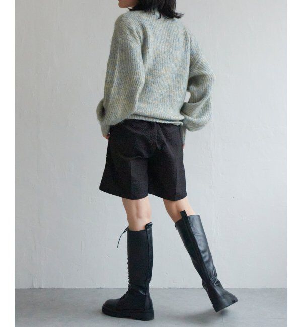 VENCE share style「ミックスアームウォーマー風プルオーバー」|ニット・セーター|