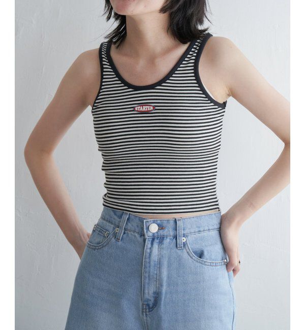 VENCE share style「STARTER BLACK LABEL スターターブラックレーベル ショートタンクトップ」|タンクトップ|ソノタA
