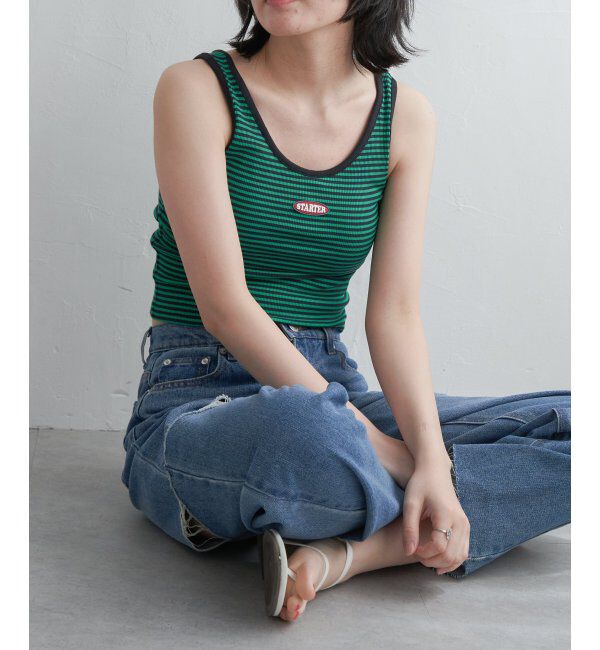 VENCE share style「STARTER BLACK LABEL スターターブラックレーベル ショートタンクトップ」|タンクトップ|ソノタB