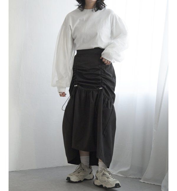 VENCE share style「ベネシャンギャザースカート」|スカート|