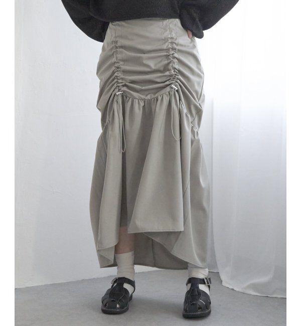 VENCE share style「ベネシャンギャザースカート」|スカート|