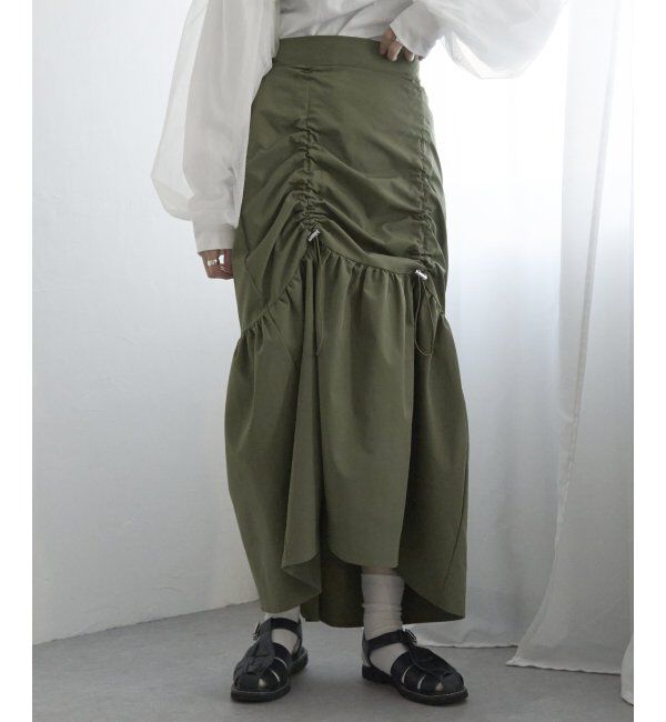 VENCE share style「ベネシャンギャザースカート」|スカート|オリブグリン