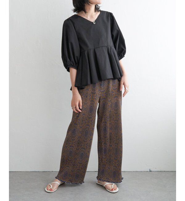 VENCE share style「ウエスト絞りブラウス」|シャツ・ブラウス|