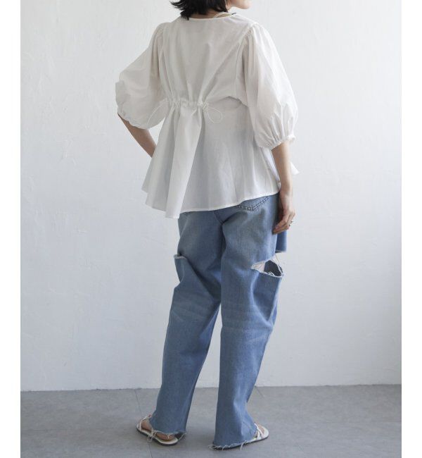 VENCE share style「ウエスト絞りブラウス」|シャツ・ブラウス|