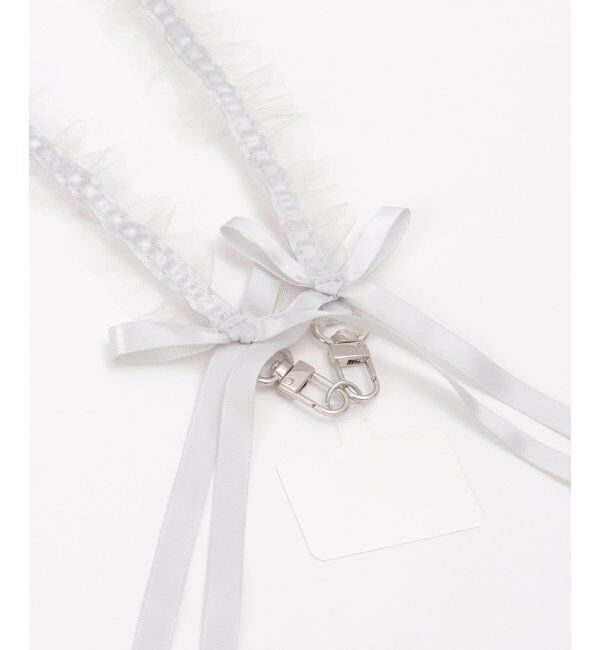 VENCE share style「フリルリボンストラップ」|ネックレス|