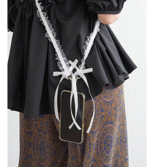 VENCE share style「フリルリボンストラップ」|ネックレス|