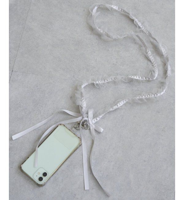 VENCE share style「フリルリボンストラップ」|ネックレス|