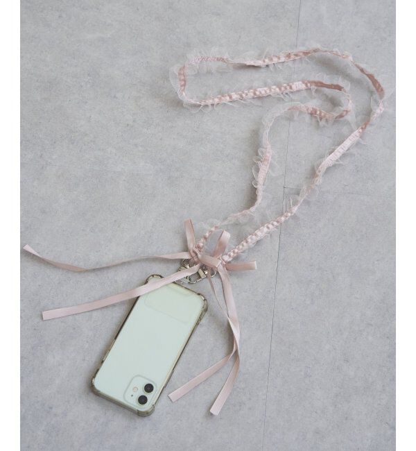 VENCE share style「フリルリボンストラップ」|ネックレス|