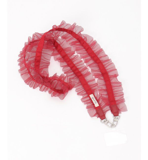 VENCE share style「リボンフリルストラップ」|ネックレス|