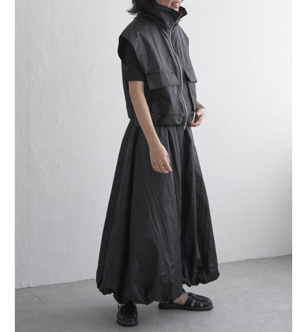 VENCE share style「パールタフタスタンドベスト」|その他|