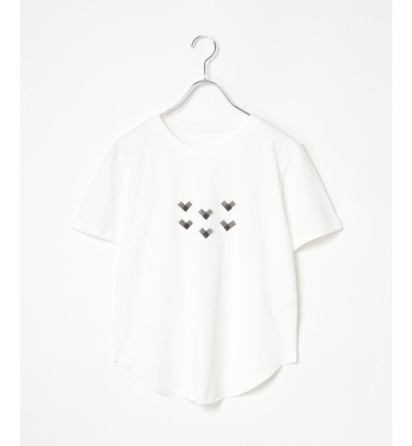 VENCE share style「オーガンジーハートTシャツ」|Tシャツ・カットソー|