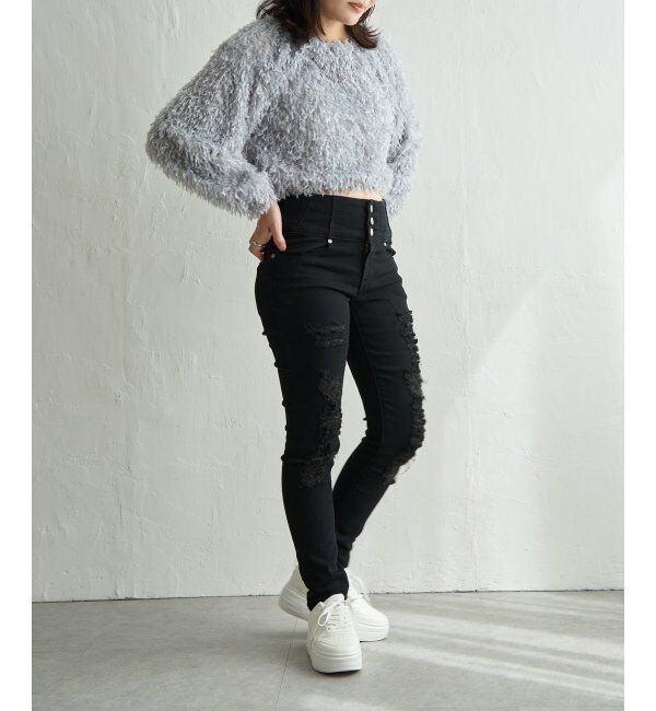 VENCE share style「カットフェザーショートプルオーバー」|その他|