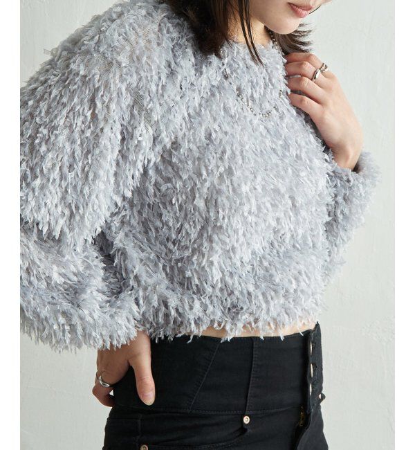 VENCE share style「カットフェザーショートプルオーバー」|その他|