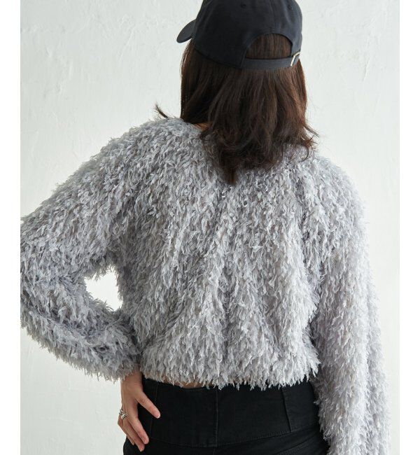 VENCE share style「カットフェザーショートプルオーバー」|その他|