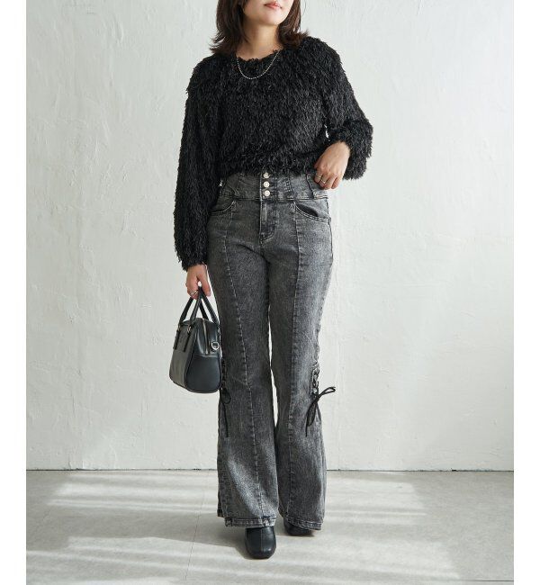 VENCE share style「カットフェザーショートプルオーバー」|その他|