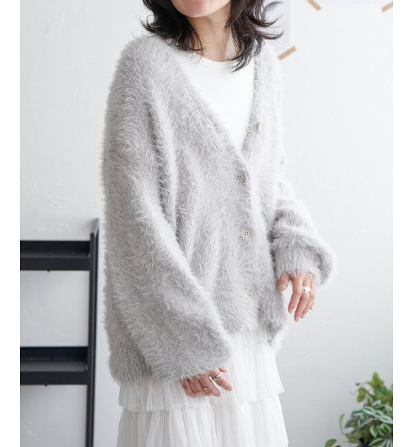 VENCE share style「シャギーカーディガン」|カーディガン|
