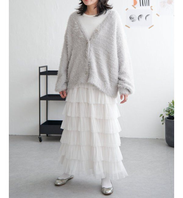 VENCE share style「シャギーカーディガン」|カーディガン|