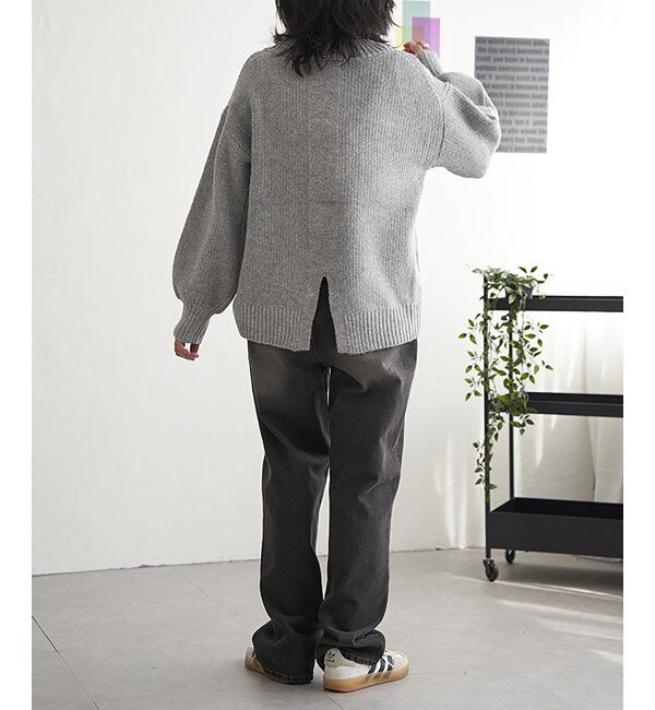 VENCE share style「【洗濯機で洗える】鹿の子ラメニット」|ニット・セーター|