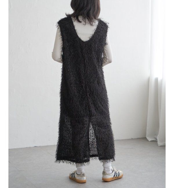 VENCE share style「リボンヤーン2wayジャンスカ」|ワンピース|