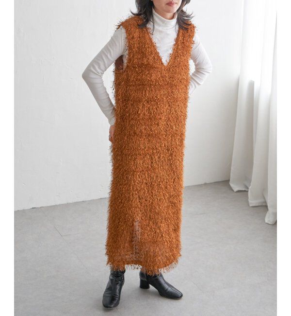 VENCE share style「リボンヤーン2wayジャンスカ」|ワンピース|