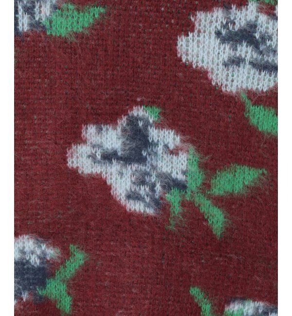 VENCE share style「レトロ花柄ジャガードカーディガン」|カーディガン|