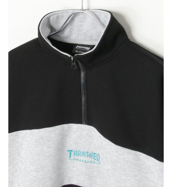 VENCE share style「THRASHER スラッシャー ハーフジップ」|スウェット・ジャージ|