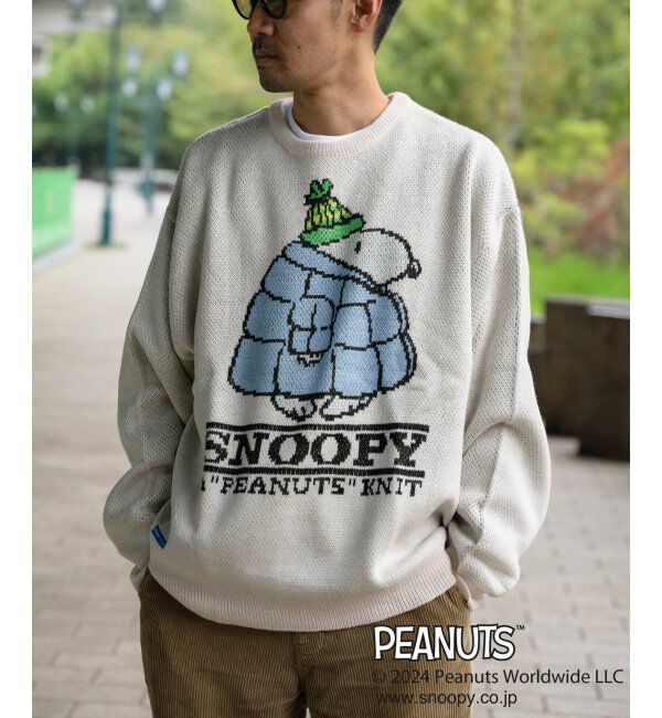 VENCE share style「PEANUTS ピーナッツ SNOOPY スヌーピー TPクルーネックニット」|その他|